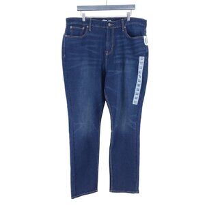 Old Navy Athletic Jeans Mens Size 38x32 Dark Wash